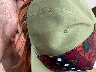 cute olivia works big dick to cum with hands and mouth