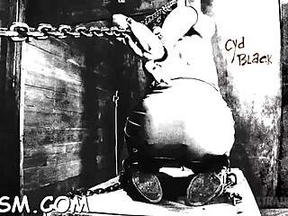 Wow, this brunette babe is licking her new toy right on her wet pussy!