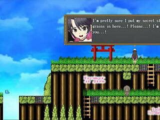 oh man, sakura gozen gets outdoor creampie in hentai game