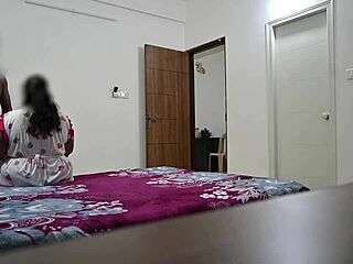 Fucking hard in front of Telugu maid Hema 😜