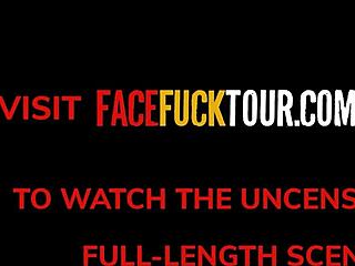 Blonde 18yo Drools on Mature Monster Cock!