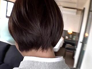 Gal girl and friend in homemade video, tanned skin, glossy breasts, behind position, plump ass, inevitable climax