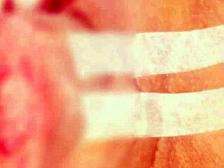 clitoral suction drives her wild in tight bondage