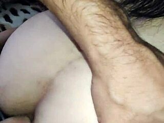 interesting homemade couple close-up