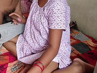 Servant Fucks Mistress While Pressing Her Feet in Homemade Video