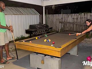 Trailer Samantha Loses Pool Game and Takes Long BBC on MilfCandy