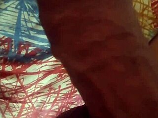 Real latina couple gets dirty with ass licking and nipple piercing close-up 😍