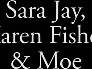 sexy cougar karen fisher rides lucky moe johnson’s massive cock