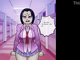 i can't believe how raven schoolgirl's tight ass took my huge shaft in wild anal.