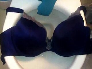 Step Sister in 40DD Bra Takes Hard Cumshot