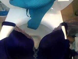 Step Sister in 40DD Bra Takes Hard Cumshot
