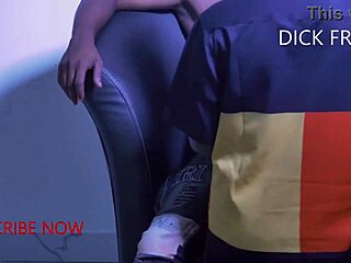 Eather’s quickie turns wet and wild on red sheer fabric