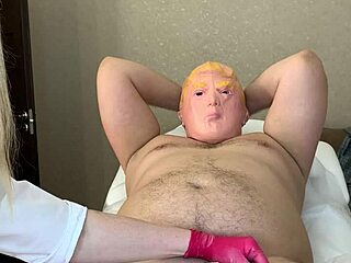 Intimate Waxing Session with Donald T Turns into Hardcore Pussy Play in Tight Uniform