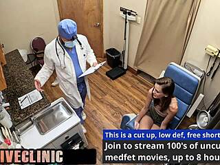 Human Guinea Pigs: Lilly Jade in Close-Up Latex Asian Backstage Scene