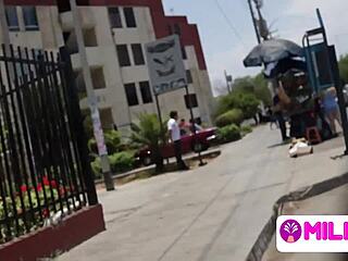 Busty Venezuelan Babe Serves Up Her Steamy Body in Public