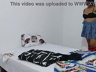 18-year-old student films content in her uniform