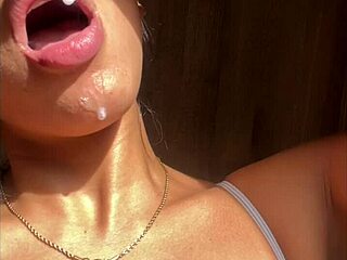 Big booty brunette nysdel gets pounded by stepbrother's cock! 😍