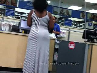 i'm obsessed with candid stacked black woman's booty