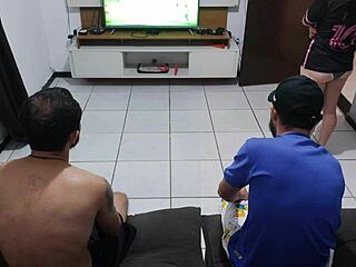 My hubby lost a bet, so I gotta sleep with his friend... oops!