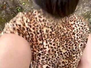 Wow, banging a stranger outdoors in a park during casting, so crazy!