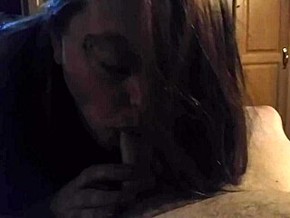 hey, wanna watch my slut wife suck cock like a pro?