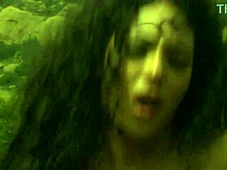 Black milf Dee banged outdoors by Seth Dickens in heels. Her face gets a messy finish.