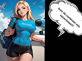 Comic animado perdida en la jungla with wild anal group banging