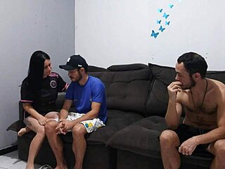 My hubby lost a bet, so I gotta sleep with his friend... oops!