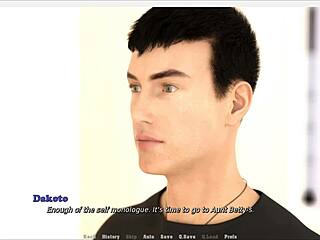 mallory’s wild 3d game threesome takes a dark turn with a monster cock clash