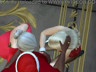 Sabrina Carpenter Banged Hard by BBC in Wild Christmas Group Action