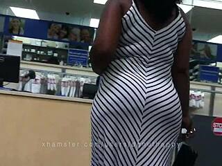 i'm obsessed with candid stacked black woman's booty