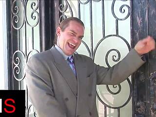 Gorgeous Brunette Girl Bent Over and Fucked Hard by Monster Cock in Missionary