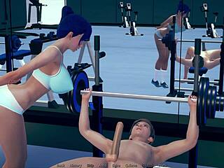 Polyturnon 45 brings a curvy babe with huge assets meeting a monster cock. It ends with a wild creampie in 3D!