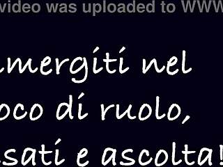 Roleplay Dominazione Femminile Italiano Ep1 with European Mistress Face Sitting