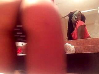 Teasing my wet pussy while playing in bathroom