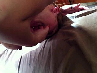 White amateur ass gets dirty with intense handjob and anal fucking