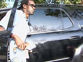 I’m a white teen stranded, and this big black guy totally takes control