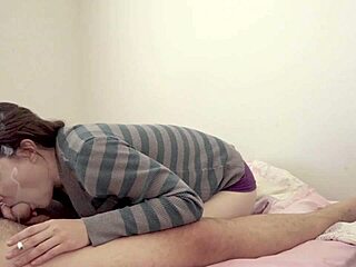 Sucking Hard and Swallowing Every Drop from the Neighbor.