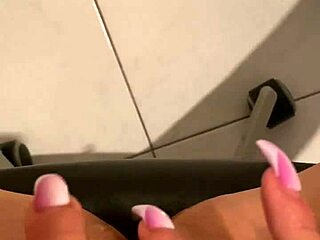 sexy blonde babe masturbating while parents are downstairs