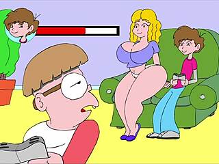 Ce se întâmplă pe canapea cu această comică? 