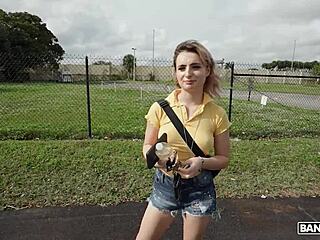 Hey Evie Christian, flash those titties for cash on Bang Bus!