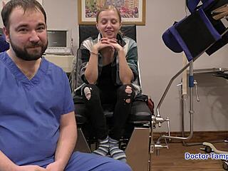 Dr Tampa Performs Ava Siren's 1st Gyno Exam in Latex Gear