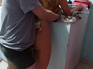 Navidad alone with stepdaughter, cheating on wife in her room!