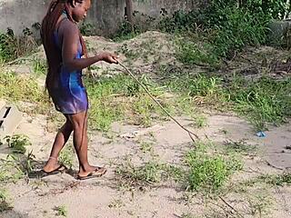 Hey, caught my neighbor banging outside with me