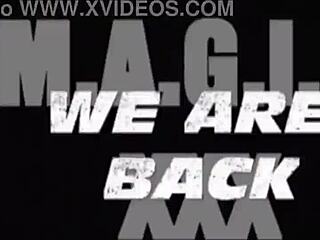 Face down, ass up, I dominate with kinky strapon action.