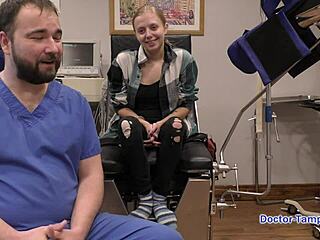 Dr Tampa Performs Ava Siren's 1st Gyno Exam in Latex Gear