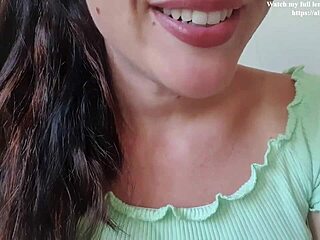 A stunning German girl gets excited in roleplay