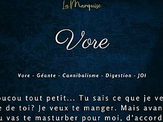 Vore - french guided joi by voice to orgasm audio