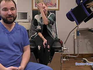 Dr Tampa Performs Ava Siren's 1st Gyno Exam in Latex Gear