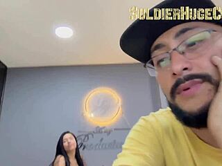 Lindahouston returns to suck my ass passionately